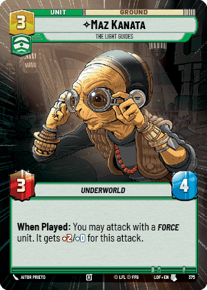 Maz Kanata, The Light Guides - Hyperspace