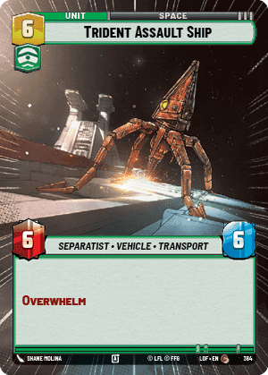Trident Assault Ship - Hyperspace