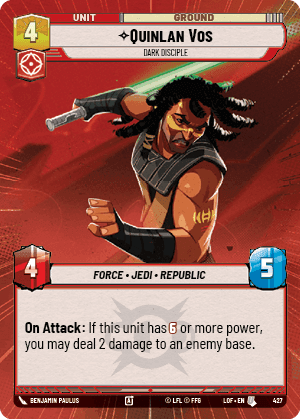 Quinlan Vos, Dark Disciple - Hyperspace