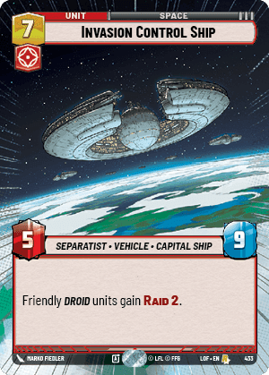 Invasion Control Ship - Hyperspace