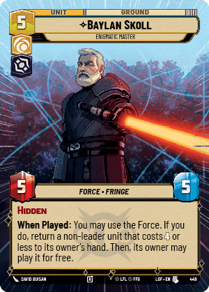 Baylan Skoll, Enigmatic Master - Hyperspace