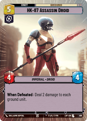 HK-87 Assassin Droid - Hyperspace