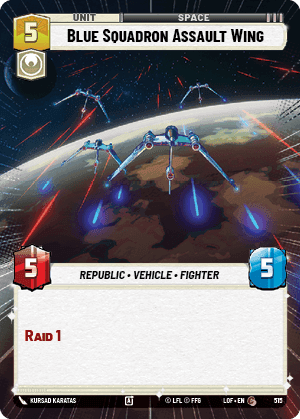 Blue Squadron Assault Wing - Hyperspace