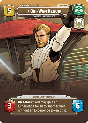 Obi-Wan Kenobi, Courage Makes Heroes - Showcase