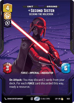 Second Sister, Seeking the Holocron - Prestige