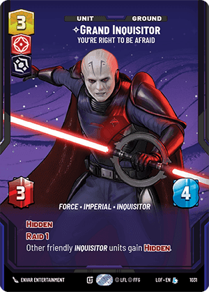 Grand Inquisitor, You're Right to Be Afraid - Prestige