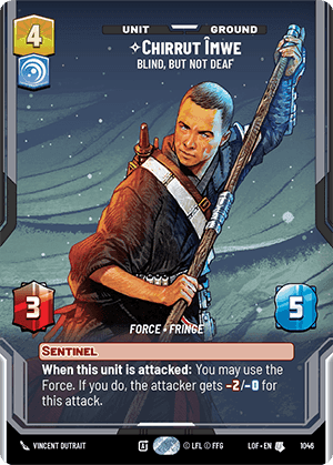 Chirrut Îmwe, Blind, but not Deaf - Prestige