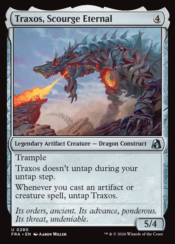 Traxos, Scourge Eternal, Reality Fracture Card Art
