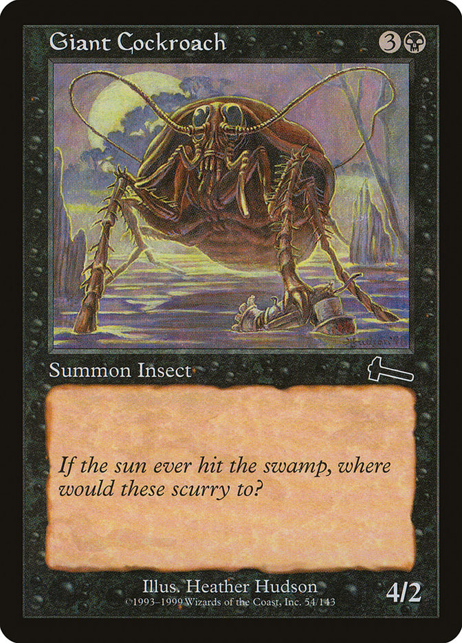 Giant Cockroach, Urza's legacy Card Art