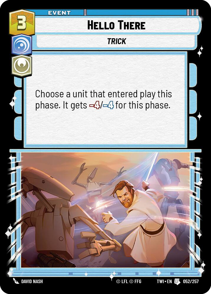 Hello There, Twilight of the Republic Card Art