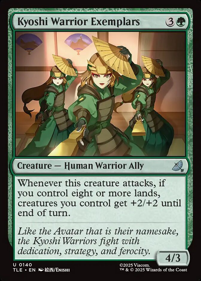 Kyoshi Warrior Exemplars, Avatar: The Last Airbender Eternal Card Art