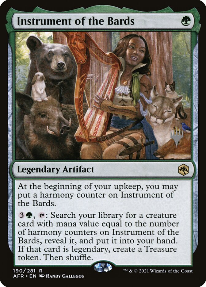 Instrument of the Bards, Adventures in the forgotten realms promos Card Art
