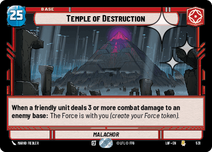 Temple of Destruction - Foil