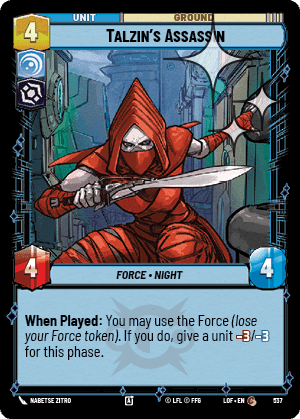 Talzin's Assassin - Foil