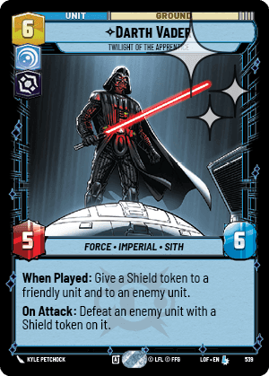 Darth Vader, Twilight of the Apprentice - Foil