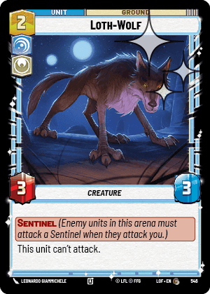 Loth-Wolf - Foil