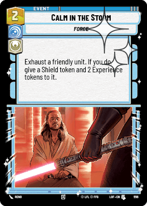Calm in the Storm - Foil