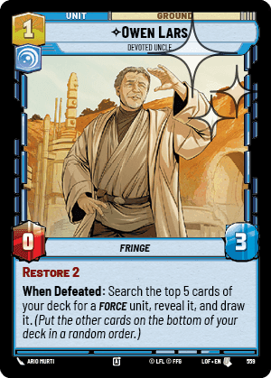 Owen Lars, Devoted Uncle - Foil