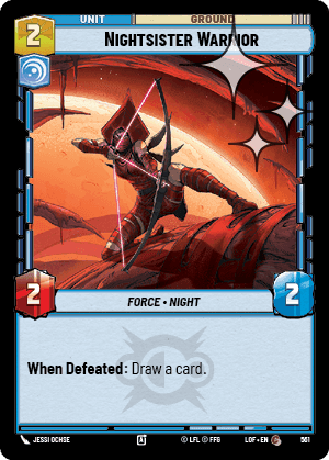 Nightsister Warrior - Foil