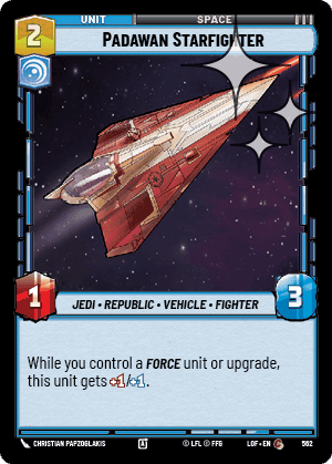 Padawan Starfighter - Foil