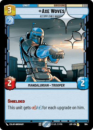 Axe Woves, Accomplished Warrior - Foil