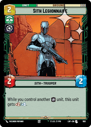 Sith Legionnaire - Foil