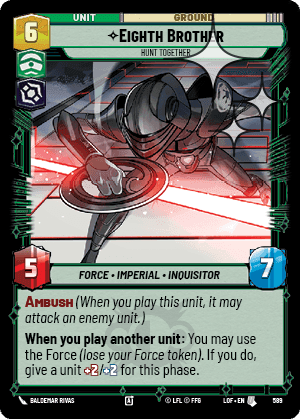 Eighth Brother, Hunt Together - Foil