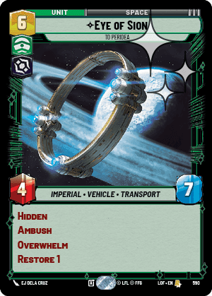 Eye of Sion, To Peridea - Foil