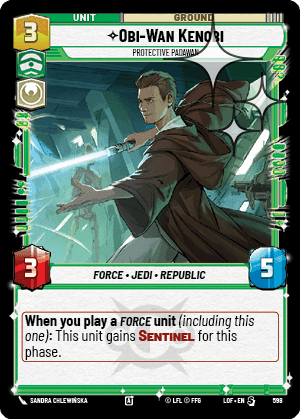 Obi-Wan Kenobi, Protective Padawan - Foil