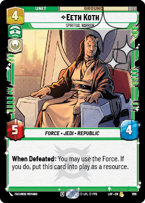 Eeth Koth, Spiritual Warrior - Foil