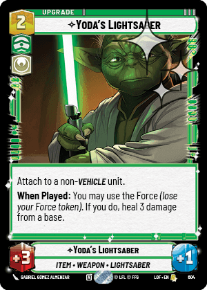 Yoda's Lightsaber - Foil