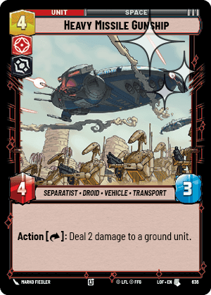 Heavy Missile Gunship - Foil