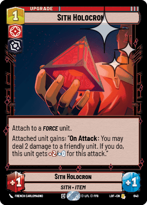 Sith Holocron - Foil
