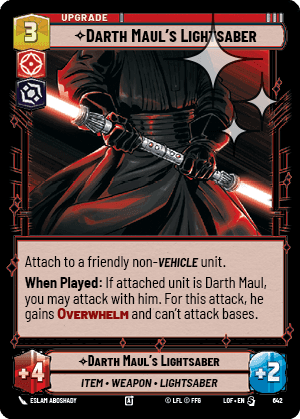 Darth Maul's Lightsaber - Foil