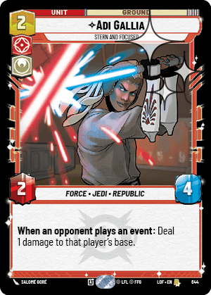 Adi Gallia, Stern and Focused - Foil