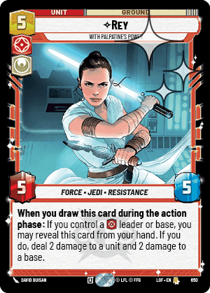 Rey, With Palpatine's Power - Foil
