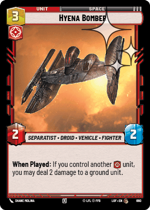 Hyena Bomber - Foil