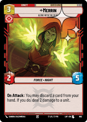 Merrin, Alone with the Dead - Foil