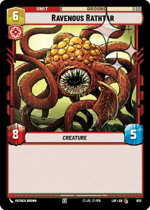 Ravenous Rathtar - Foil
