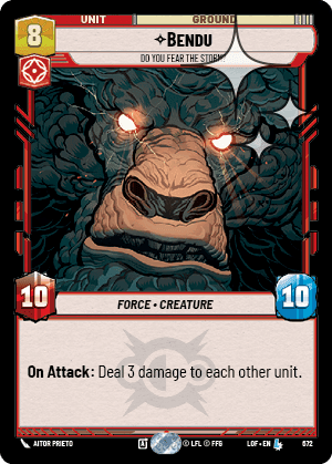 Bendu, Do You Fear the Storm? - Foil