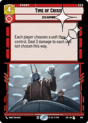 Time of Crisis - Foil
