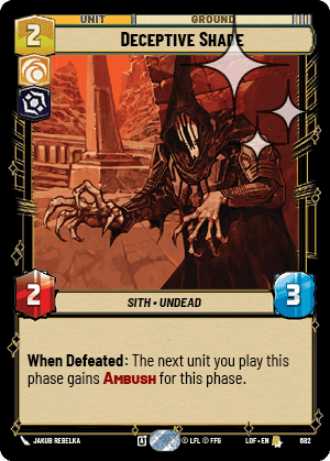 Deceptive Shade - Foil