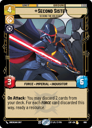 Second Sister, Seeking the Holocron - Foil
