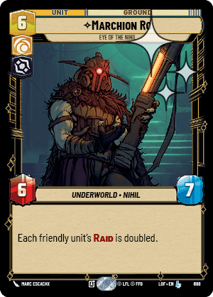 Marchion Ro, Eye of the Nihil - Foil