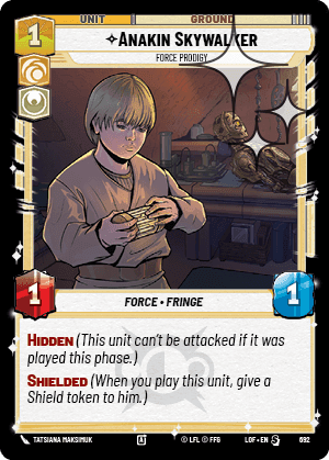 Anakin Skywalker, Force Prodigy - Foil