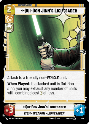 Qui-Gon Jinn's Lightsaber - Foil