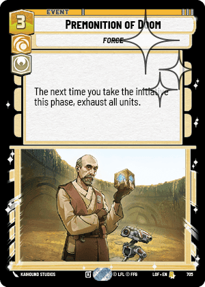 Premonition of Doom - Foil