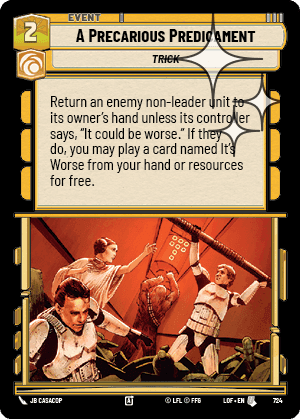 A Precarious Predicament - Foil