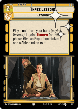 Three Lessons - Foil