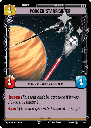 Forged Starfighter - Foil